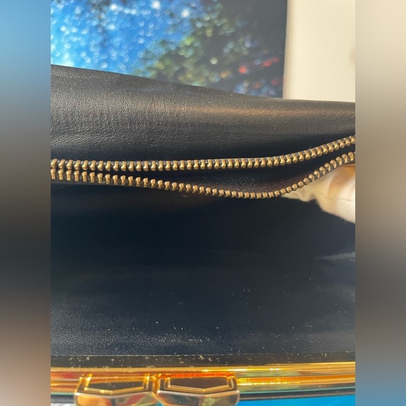 Yves Saint Laurent Vintage Black Soft Leather Wallet. Beautiful condition. - Picture 13 of 15